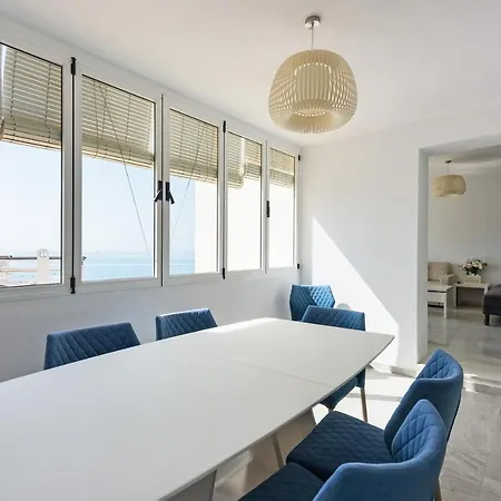 公寓 Urbanchicmalaga Sea View Year Pool 10m From And Shops In Torremuelle